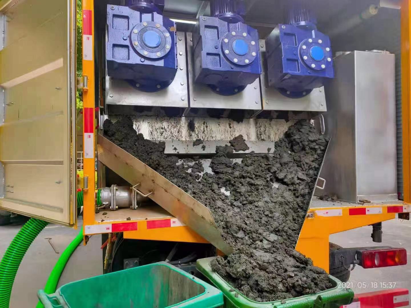 长垣化粪池清掏城市维护站-泥浆净化干湿分离处理